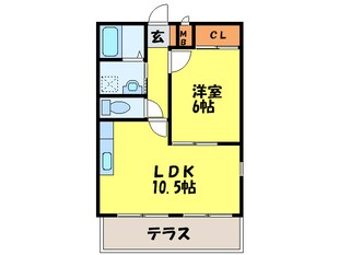 フィルコート多賀の物件間取画像